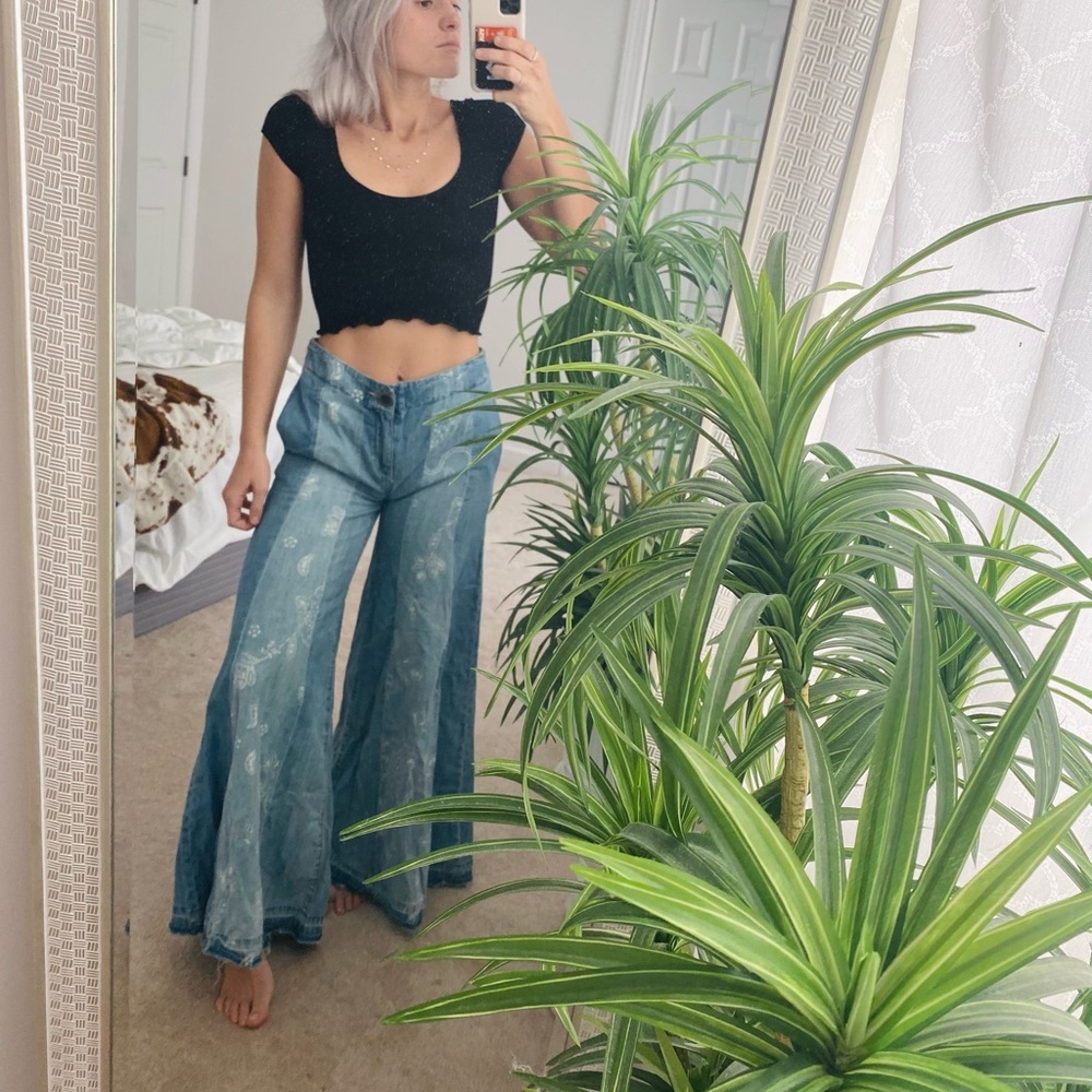 Free people bell bottom jeans